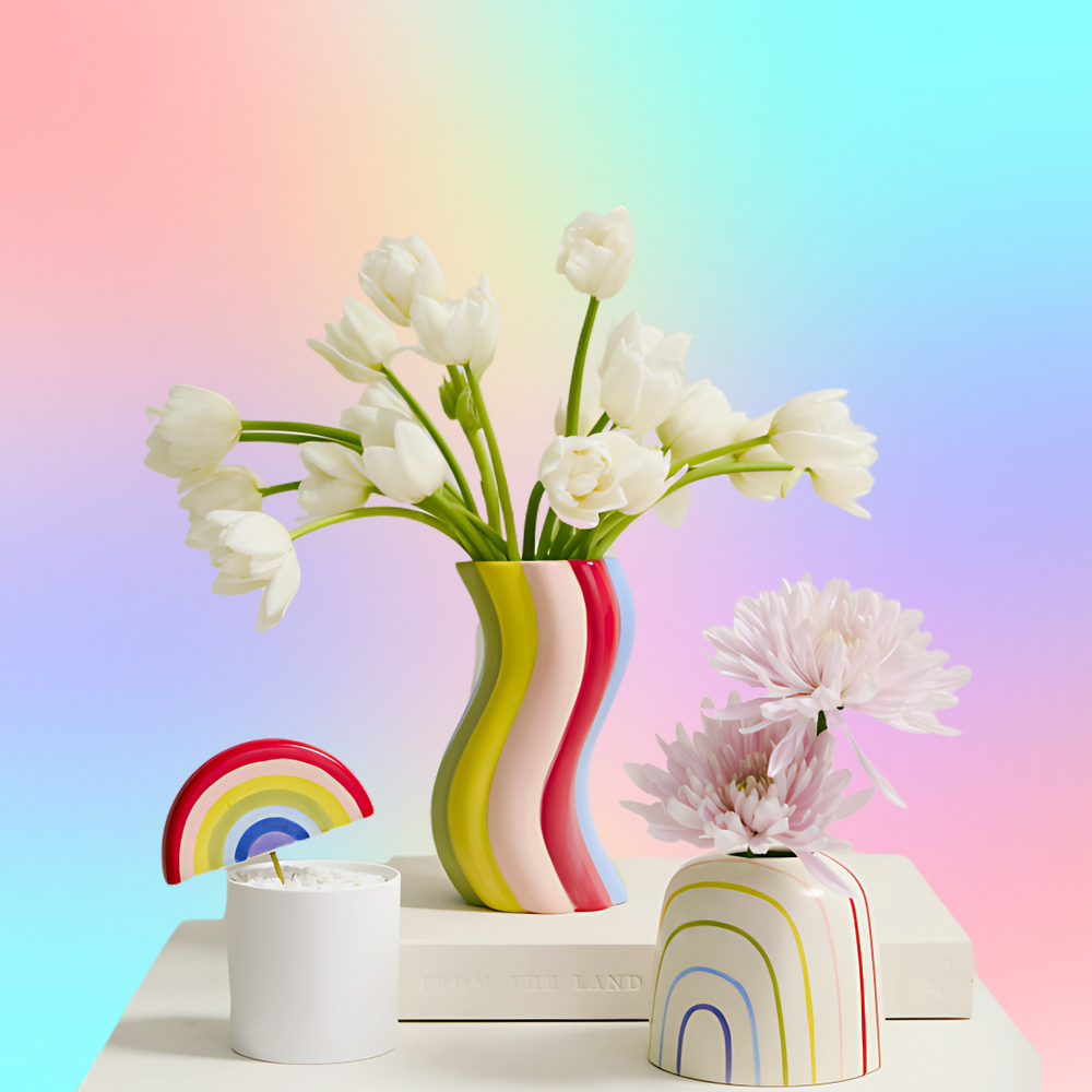 Follow the Rainbow Vase & Plant Stake Collection — Stayin' Alive